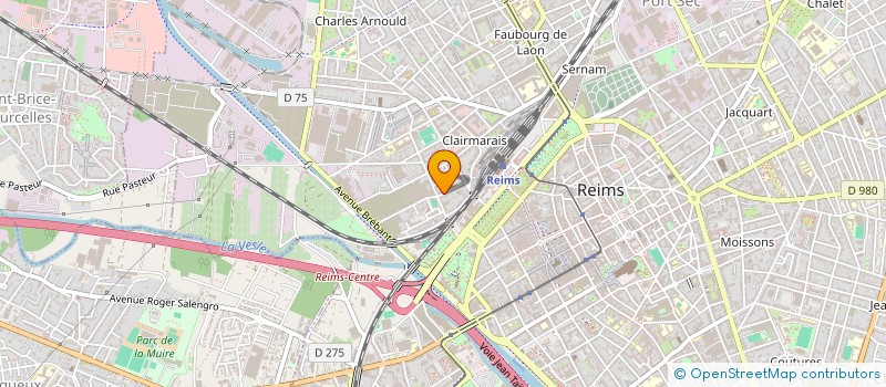 localisation de l'entreprise SCI CLAIRMARAIS  REIMS