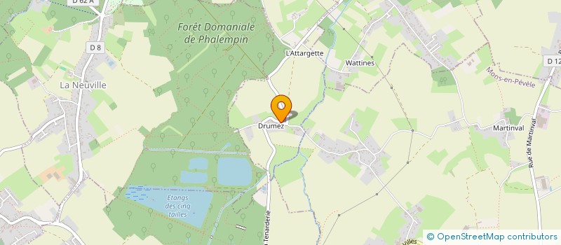 localisation de l'entreprise SCI CLAIRMAX  ATTICHES