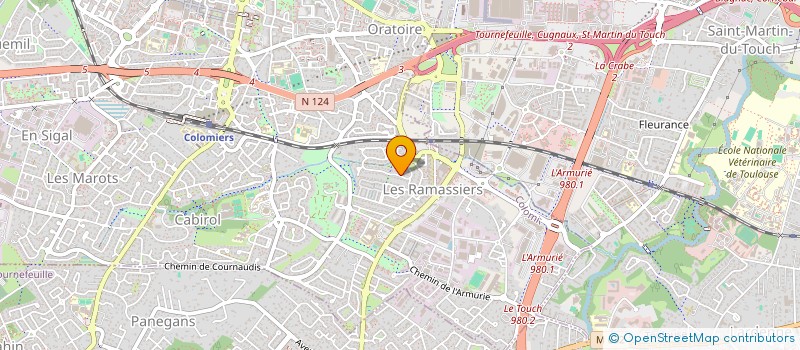 localisation de l'entreprise SCI CLAIRMONT à COLOMIERS