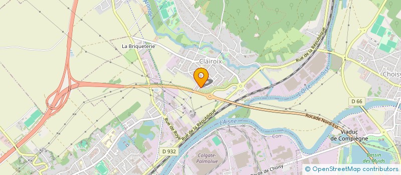 localisation de l'entreprise SCI CLAIROISE FSAP  CLAIROIX