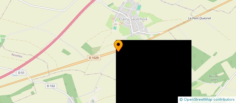 localisation de l'entreprise SCI CLAIRY  CLAIRY-SAULCHOIX