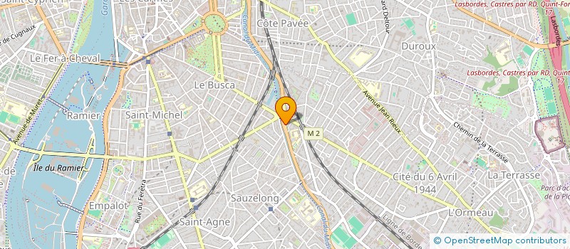 localisation de l'entreprise SCI CLAJ à TOULOUSE