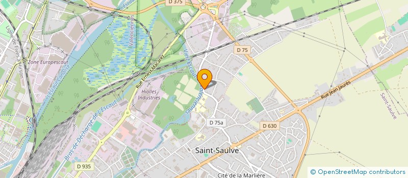 localisation de l'entreprise SCI CLAJ  SAINT-SAULVE