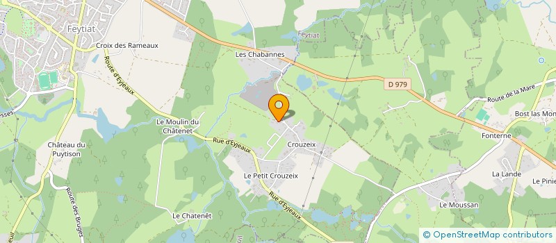 localisation de l'entreprise SCI CLAJ  BOISSEUIL