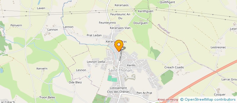 localisation de l'entreprise SCI CLALIA  SAINT-THONAN