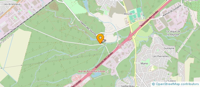 localisation de l'entreprise SCI CLALIN  CESTAS