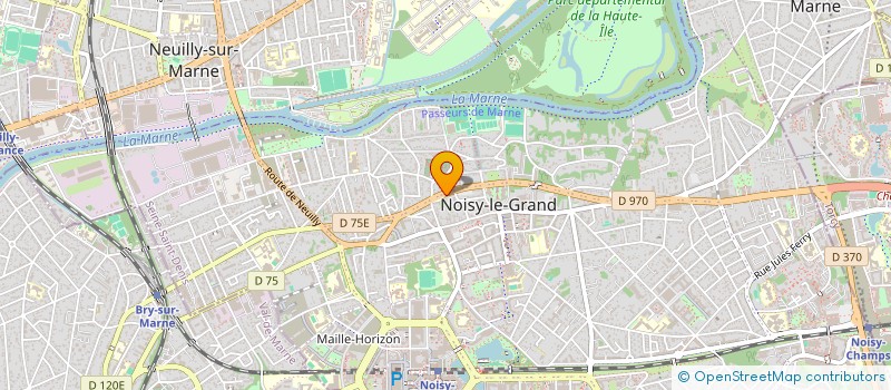 localisation de l'entreprise SCI CLALL à NOISY-LE-GRAND