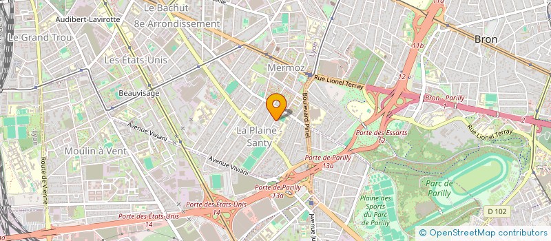 localisation de l'entreprise SCI CLAM CAPITAL  LYON