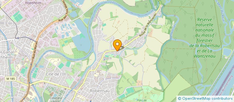 localisation de l'entreprise SCI CLAMA  STRASBOURG