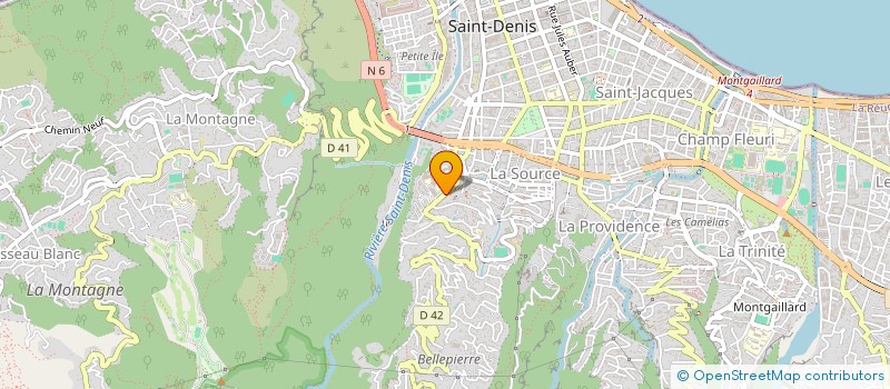 localisation de l'entreprise SCI CLAMA à SAINT-DENIS