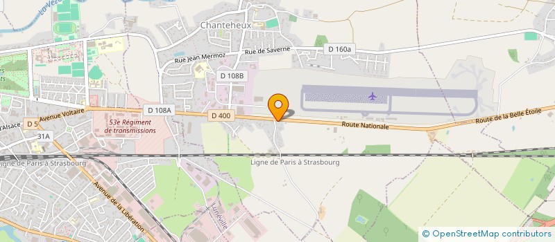 localisation de l'entreprise SCI CLAMA  CHANTEHEUX