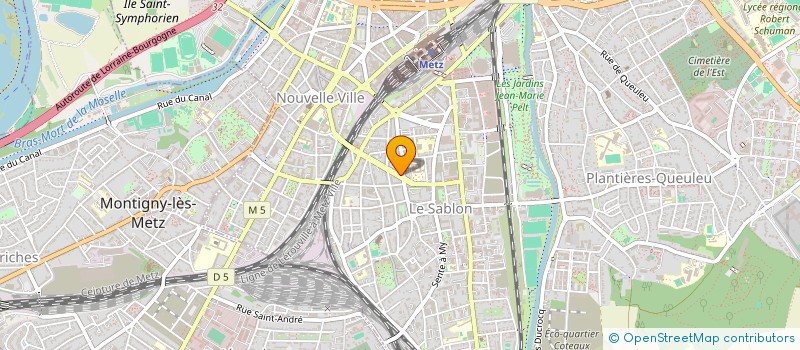 localisation de l'entreprise SCI CLAMAD  METZ