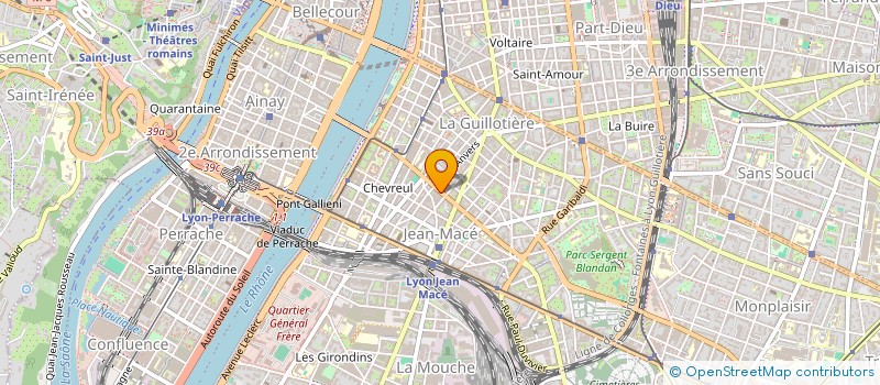 localisation de l'entreprise SCI CLAMAGIRAND CORBLIN  LYON