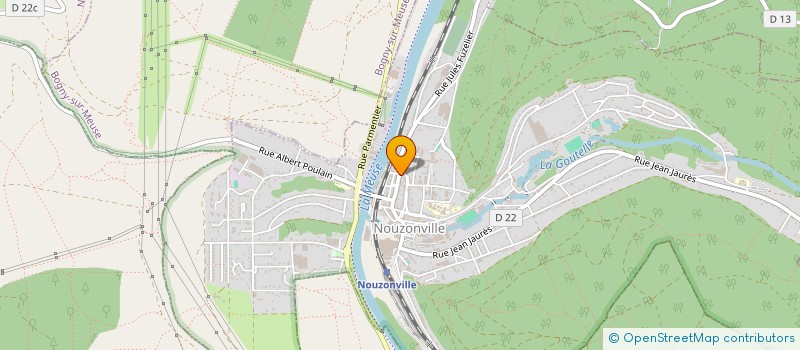 localisation de l'entreprise SCI CLAMAHU  NOUZONVILLE