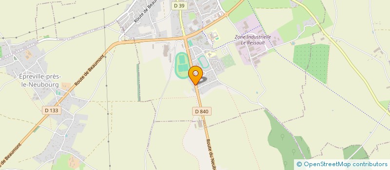 localisation de l'entreprise SCI CLAMALIA  LE NEUBOURG