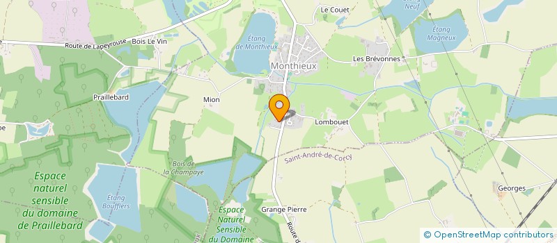 localisation de l'entreprise SCI CLAMAMOU  MONTHIEUX