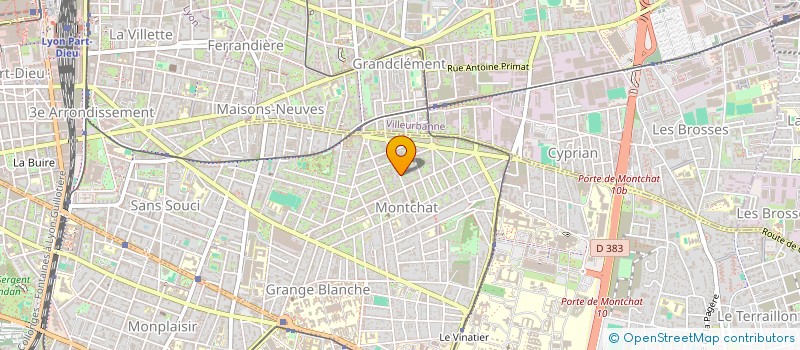 localisation de l'entreprise SCI CLAMANT DOUCY  LYON