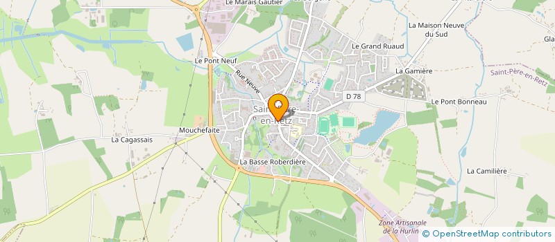 localisation de l'entreprise SCI CLAMAR  SAINT-PERE-EN-RETZ