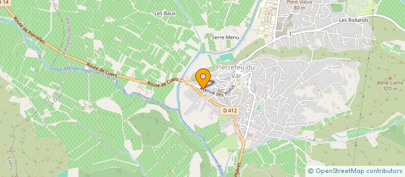 localisation de l'entreprise SCI CLAMARTEL  PIERREFEU-DU-VAR