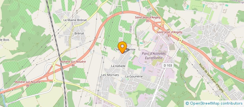 localisation de l'entreprise SCI CLAMATHIEU à FLEAC
