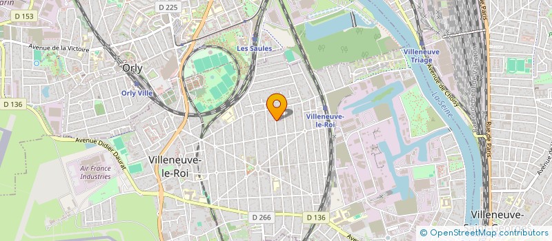 localisation de l'entreprise SCI CLAMAVIR  VILLENEUVE-LE-ROI
