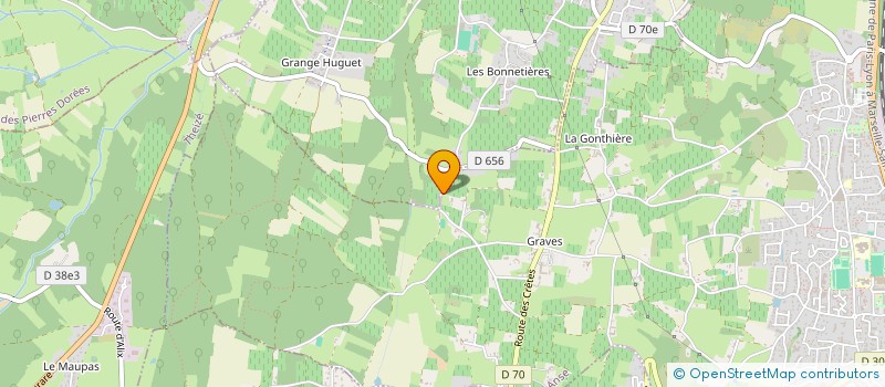 localisation de l'entreprise SCI CLAMELIE  ANSE