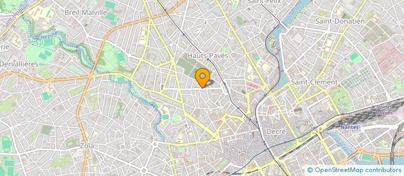 localisation de l'entreprise SCI CLAMEN à NANTES