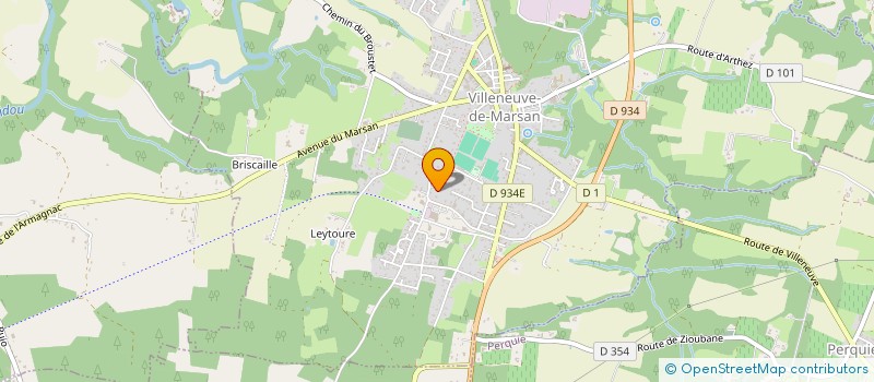 localisation de l'entreprise SCI CLAMERA à VILLENEUVE-DE-MARSAN