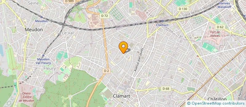 localisation de l'entreprise SCI CLAMFOSSE à CLAMART
