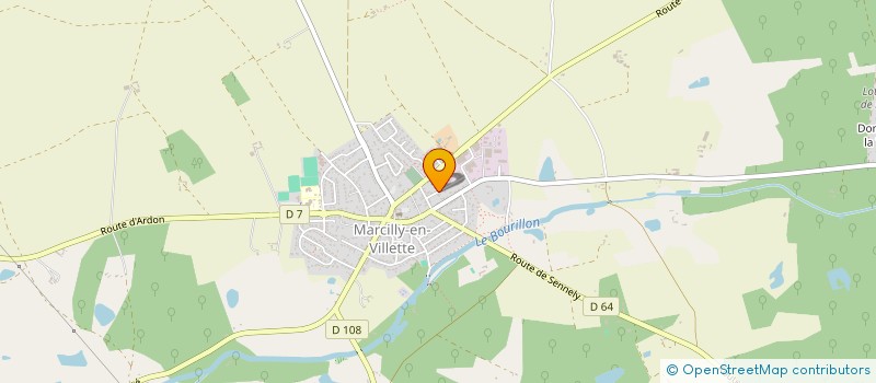localisation de l'entreprise SCI CLAMIDA à LA FERTE SAINT-AUBIN