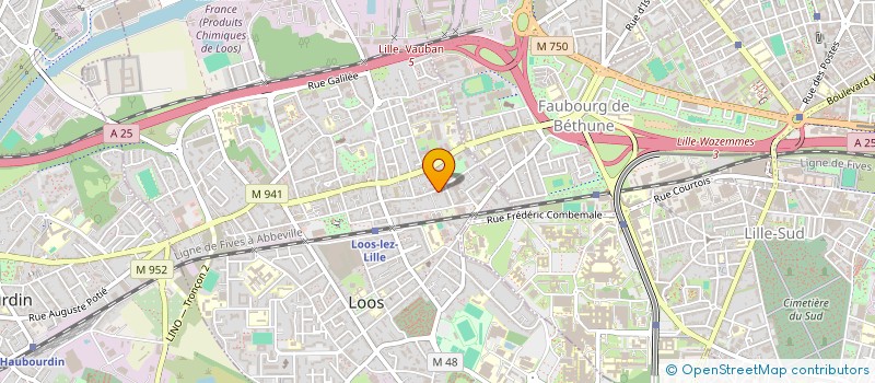 localisation de l'entreprise SCI CLAMILENE  LOOS