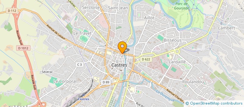 localisation de l'entreprise SCI CLAMIS  CASTRES