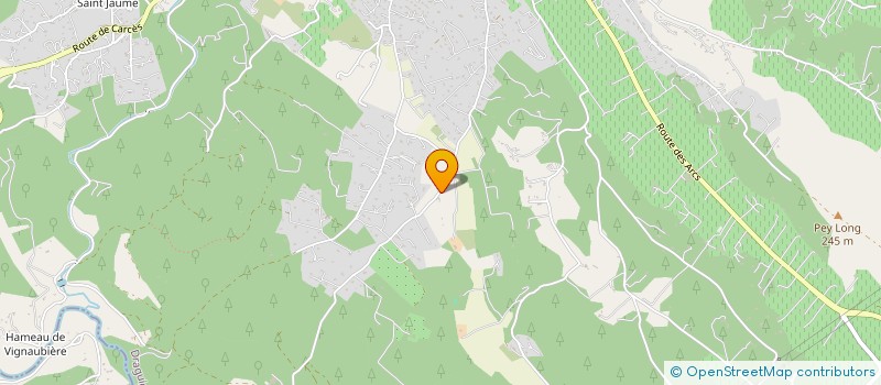 localisation de l'entreprise SCI CLAMOCHA  LORGUES