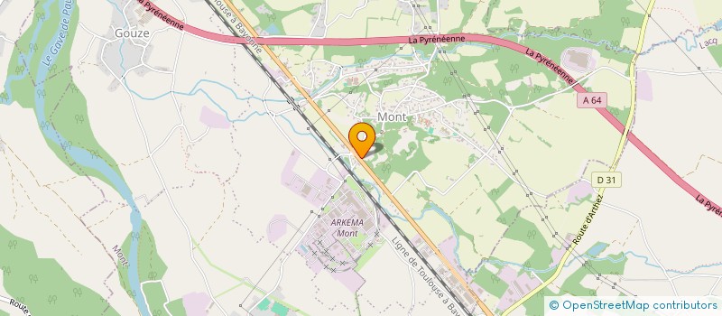 localisation de l'entreprise SCI CLAMONDE  MONT