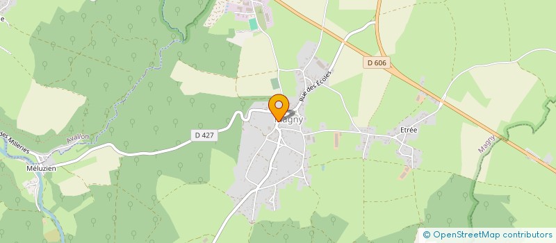 localisation de l'entreprise SCI CLAMP  MAGNY