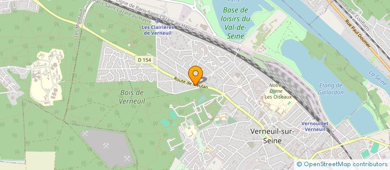 localisation de l'entreprise SCI CLAMP  VERNEUIL-SUR-SEINE