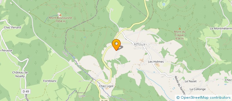 localisation de l'entreprise SCI CLAMS  AFFOUX