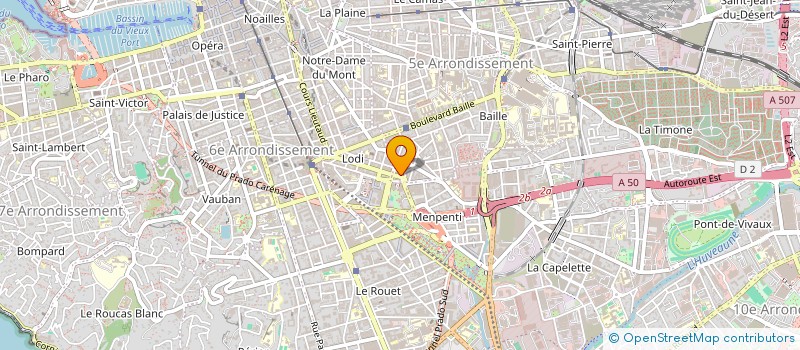 localisation de l'entreprise SCI CLAN à MARSEILLE