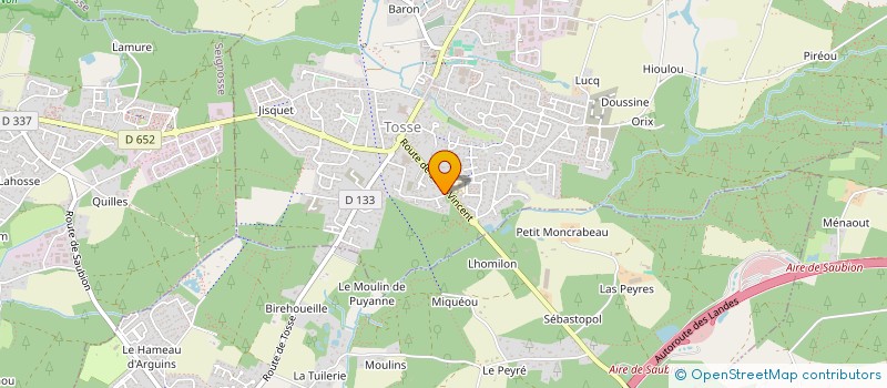 localisation de l'entreprise SCI CLAN  TOSSE