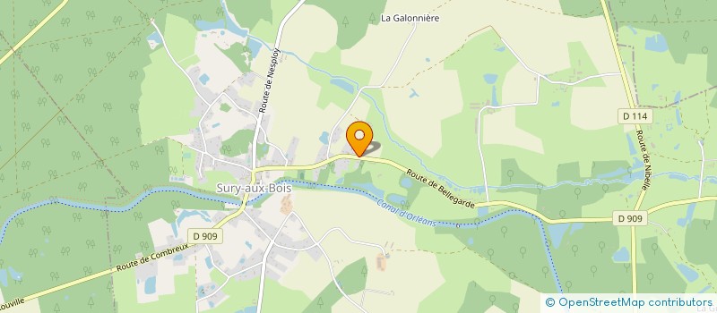 localisation de l'entreprise SCI CLAN LAIG à SURY-AUX-BOIS