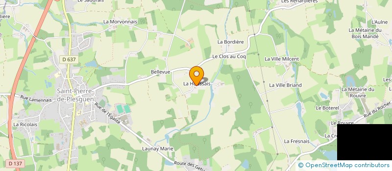 localisation de l'entreprise SCI CLAN-SAGWEN  MESNIL-ROC'H