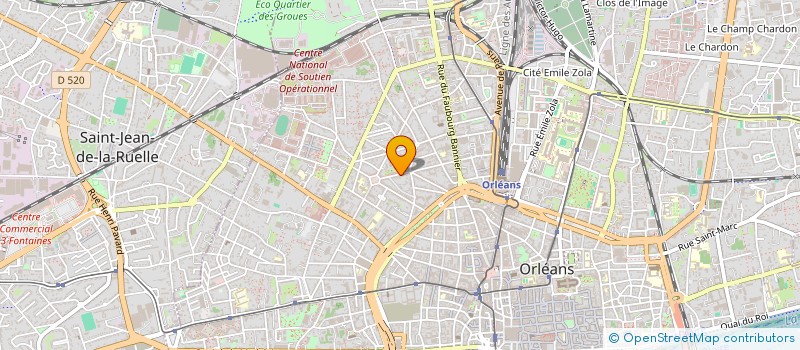 localisation de l'entreprise SCI CLAN81 à ORLEANS