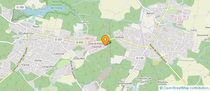 localisation de l'entreprise SCI CLANAE  SEIGNOSSE