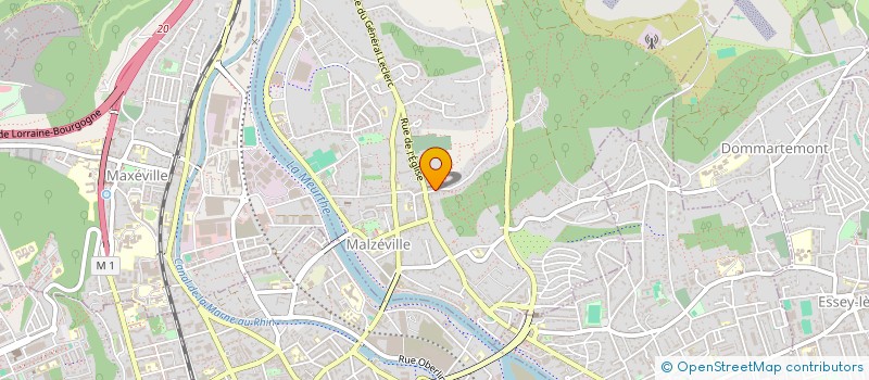 localisation de l'entreprise SCI CLANDEA  MALZEVILLE