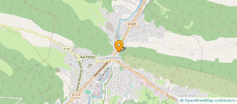 localisation de l'entreprise SCI CLANET-EYCHENNE à LAVELANET