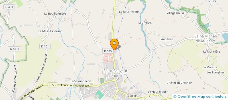 localisation de l'entreprise SCI CLANJUCRI à SAINT-SAUVEUR-VILLAGES