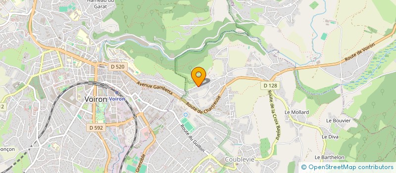 localisation de l'entreprise SCI CLANOUK  COUBLEVIE