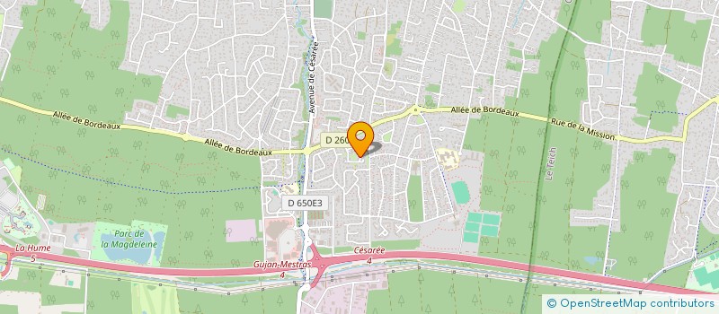 localisation de l'entreprise SCI CLANOVER à GUJAN-MESTRAS