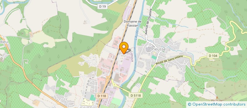 localisation de l'entreprise SCI CLAP  LIMOUX