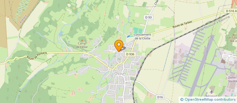 localisation de l'entreprise SCI CLAP  OSSUN